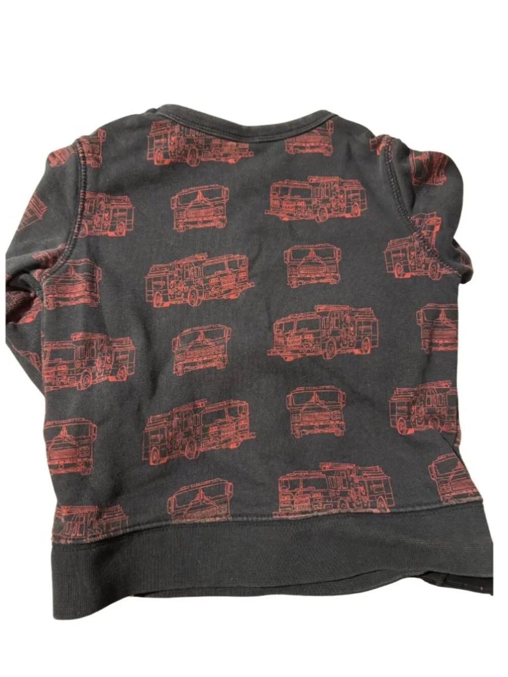 Baby Gap Fire Truck Rescue Sweatshirt Size 2T | “CHIEF” Graphic Toddler Pullover